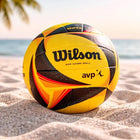 Wilson AVP OPTX Official Game Beach Volleyball – Yellow/Black